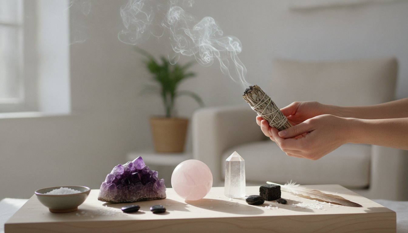 How to Cleanse Crystals with Sage: A Smudging Guide