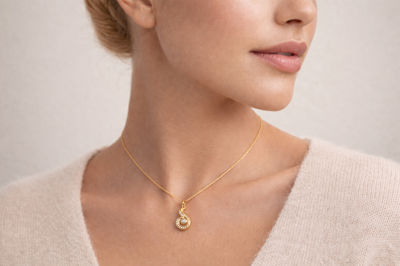 Swirl Necklace