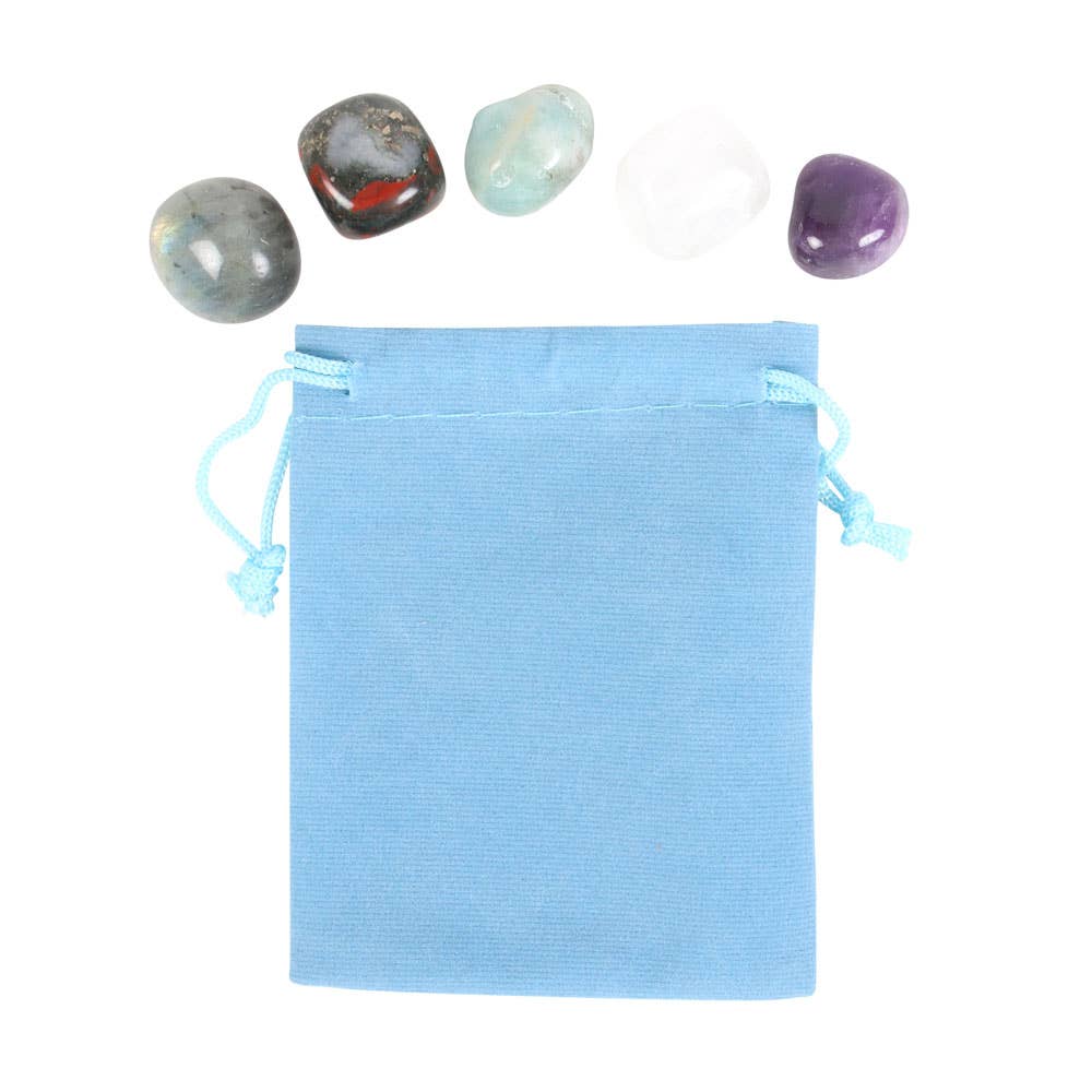 Pisces Crystal Set - Amethyst, Labradorite, Intuition Stones