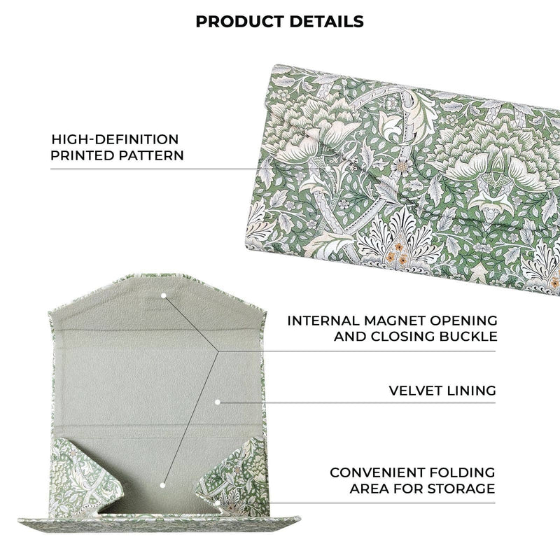 Birds by William Morris Folding Glasses Case