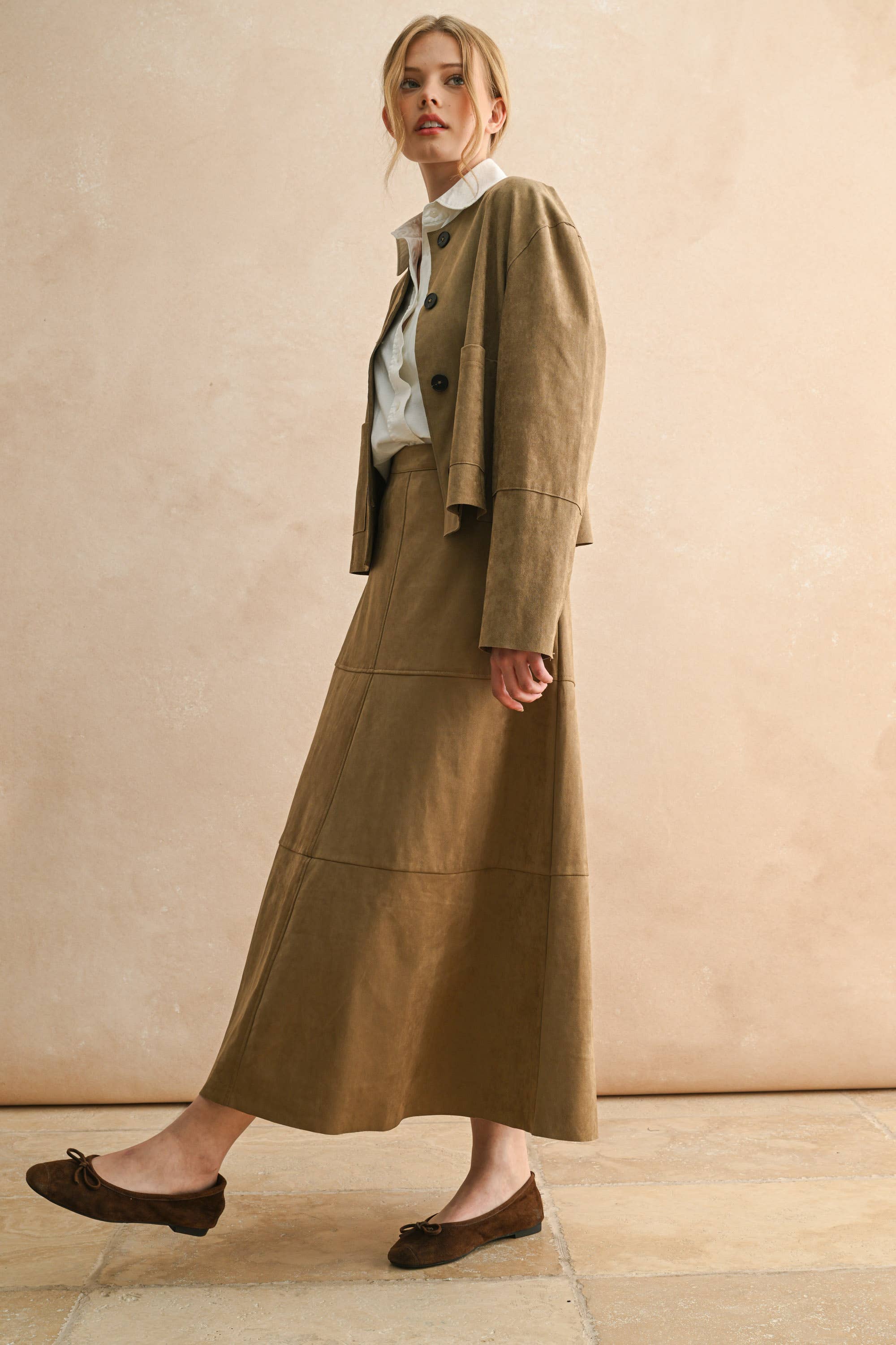 Clara Sand Skirt