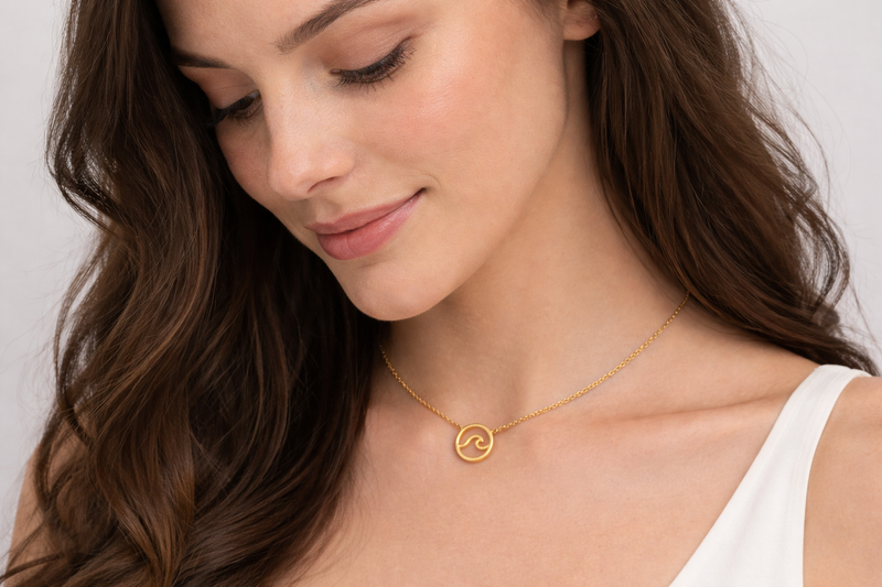 Coastal Wave Necklace