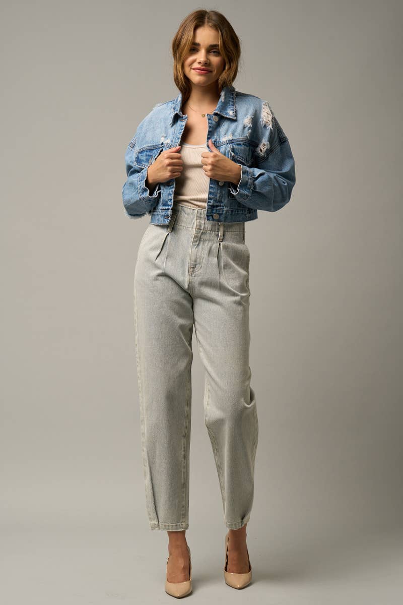 Super High Rise Balloon Jeans