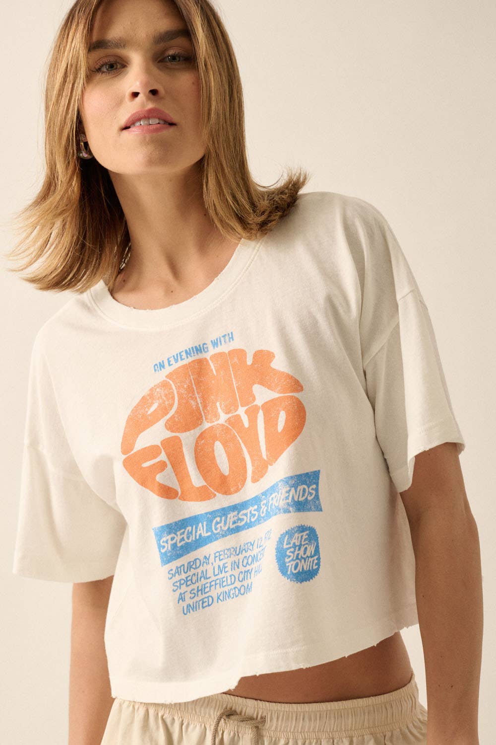 Pink Floyd Cropped Tee