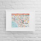 Los Angeles City Map Print