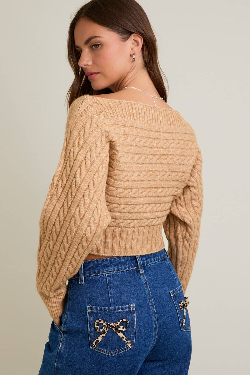 Brenda Off-Shoulder Sweater