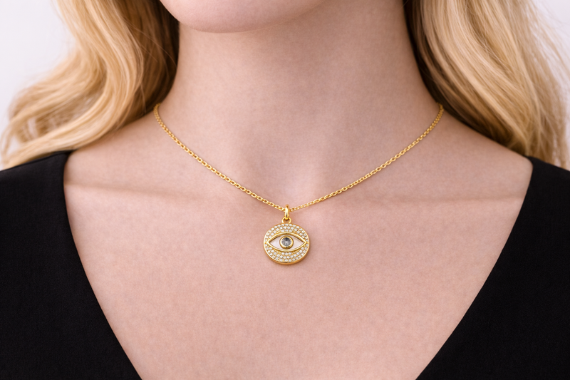 Selene Evil Eye Necklace