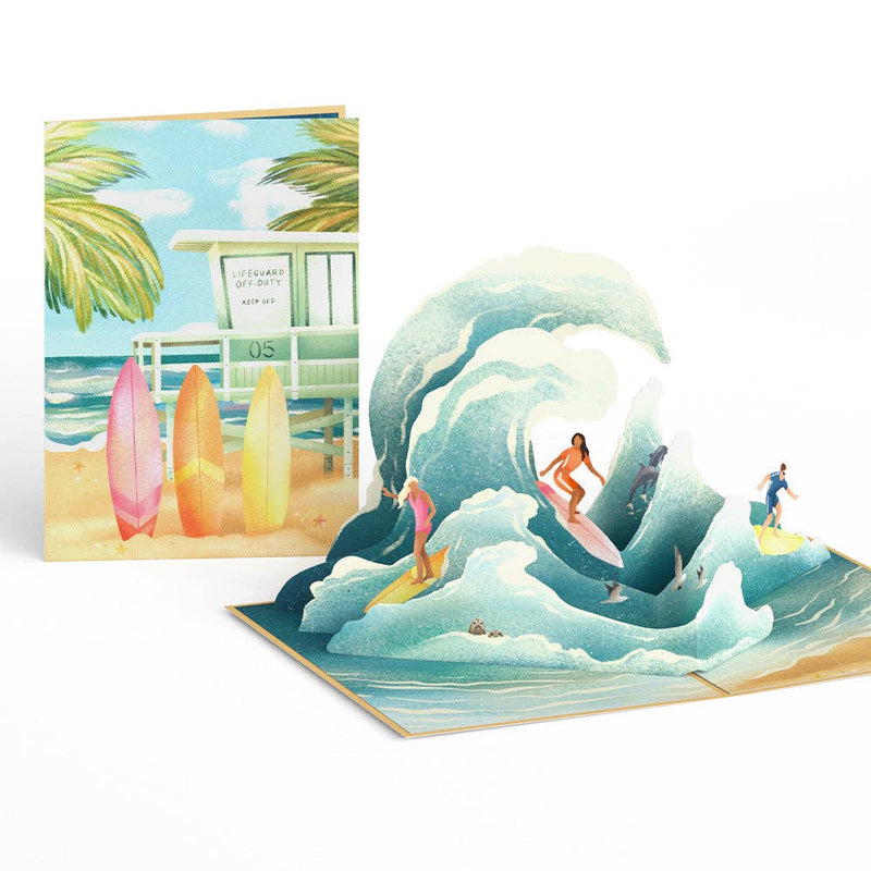 Surf’s Up Pop-Up Card