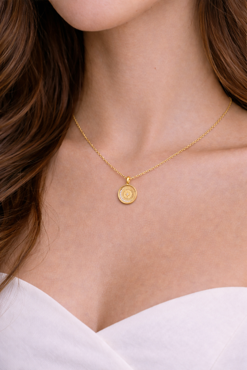 Solara Sunburst Necklace