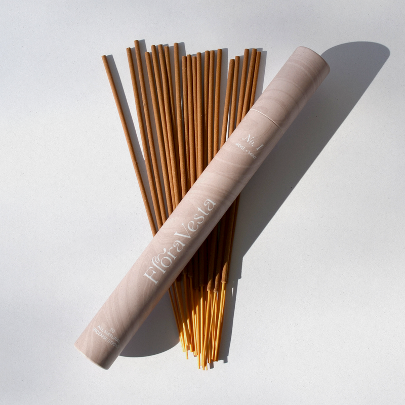 Rose & Mint All Natural Botanical Incense