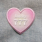 Angel Numbers Heart Patch - A unique patch featuring angelic numerical sequences for positive vibes.