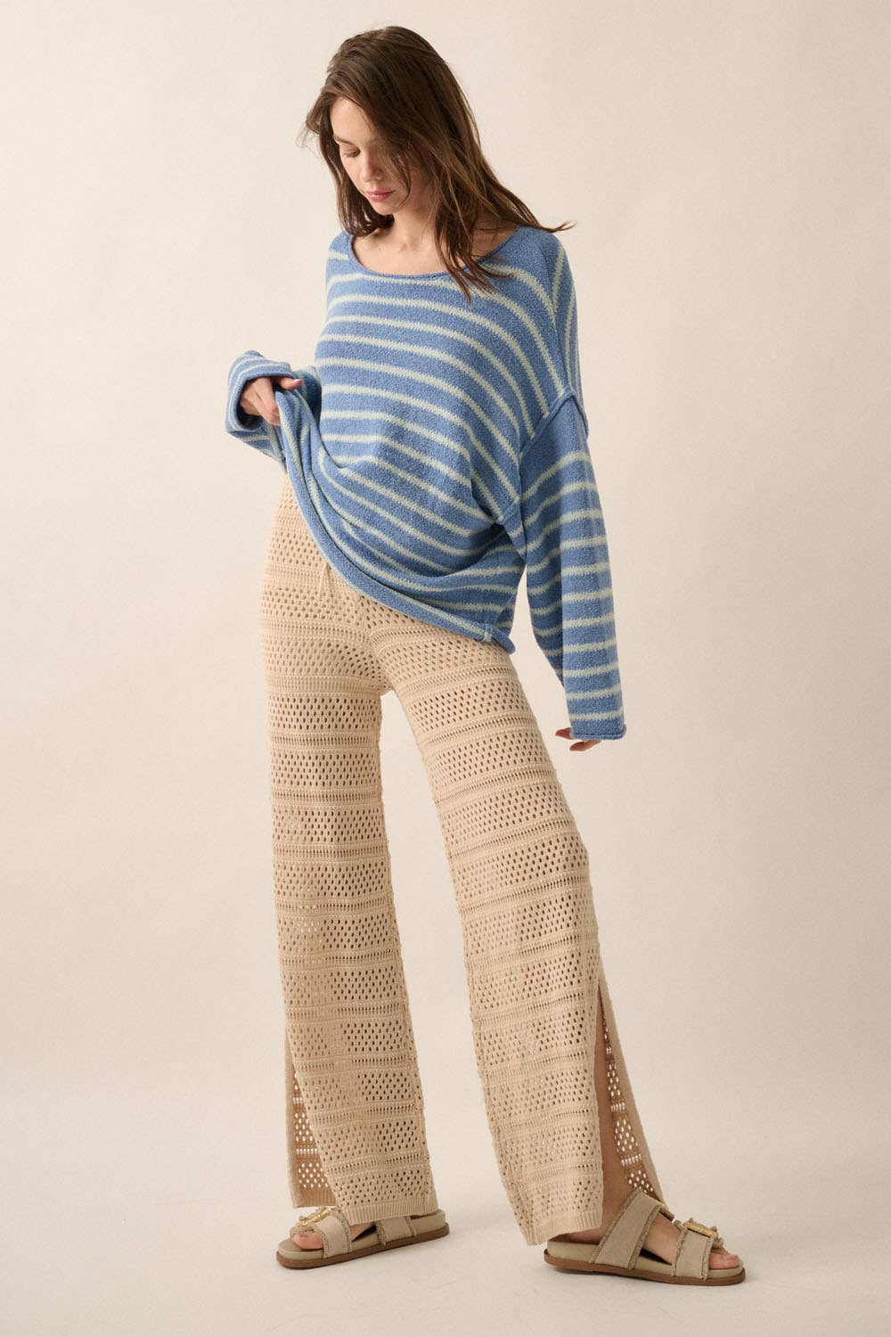 Coastal Crochet Pants