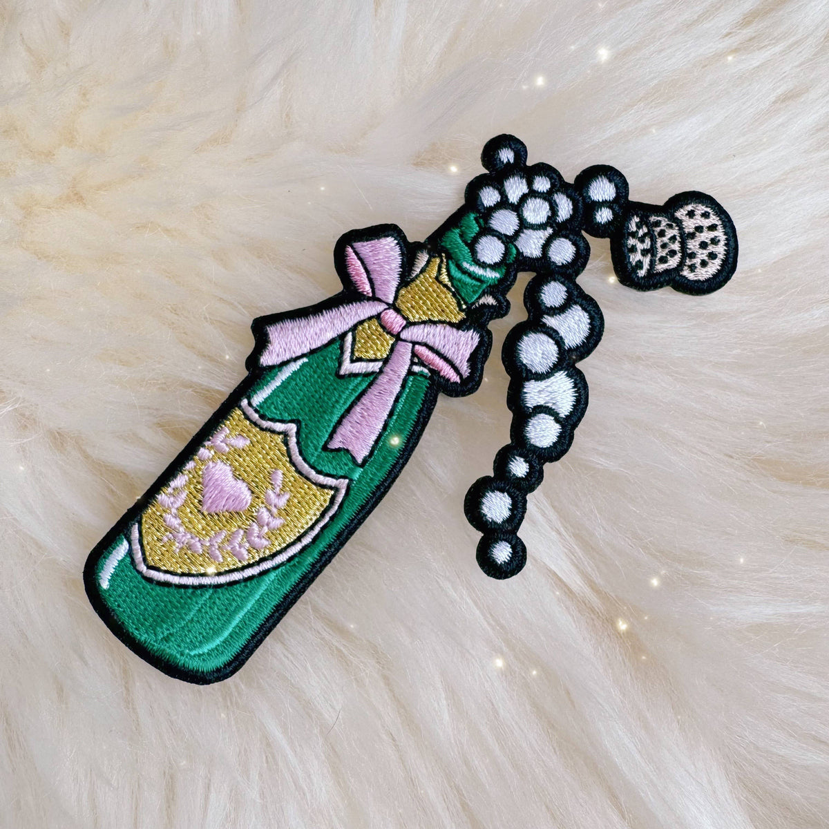 Champagne Bottle Patch