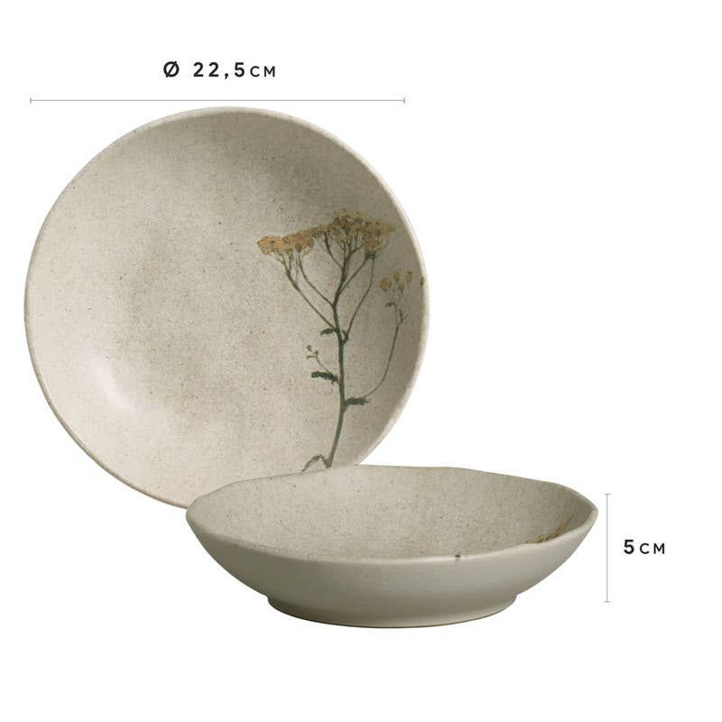 Bio Stoneware Campestre Salad Bowl, 28 Oz