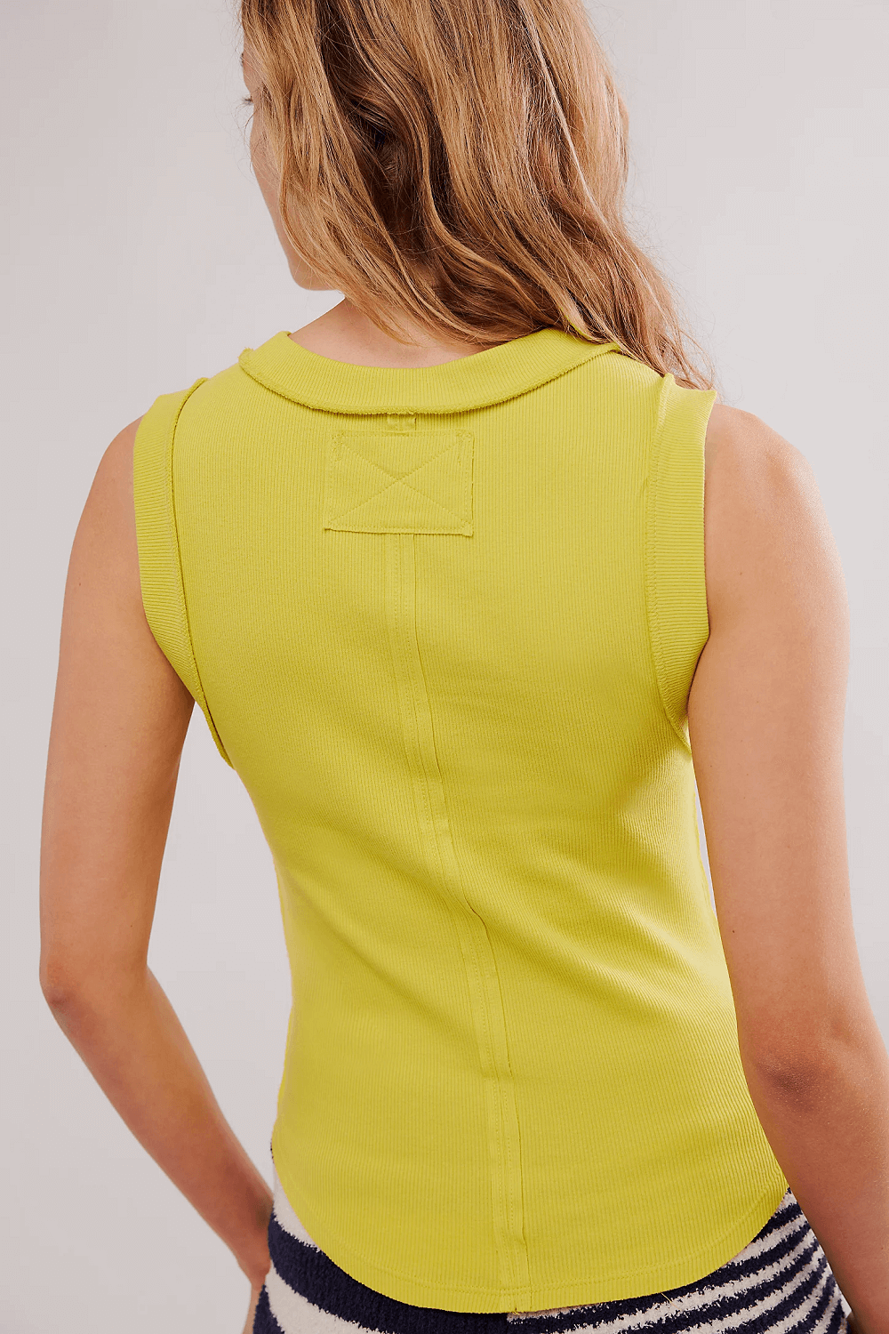 Ribbed Sleeveless Tank Top