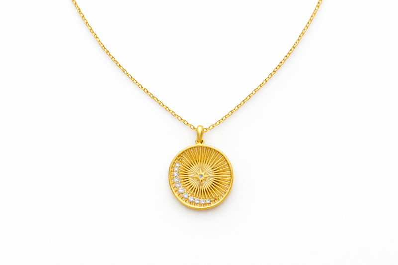 Solara Sunburst Necklace