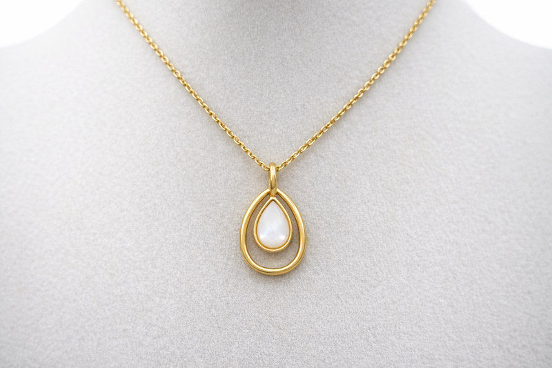 Luna Drop Pendant Necklace