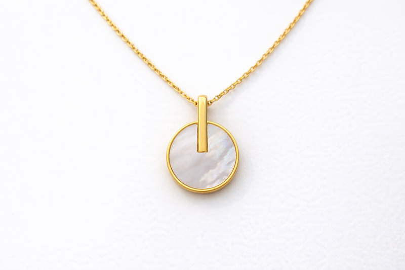 Pearl Halo Pendant Necklace