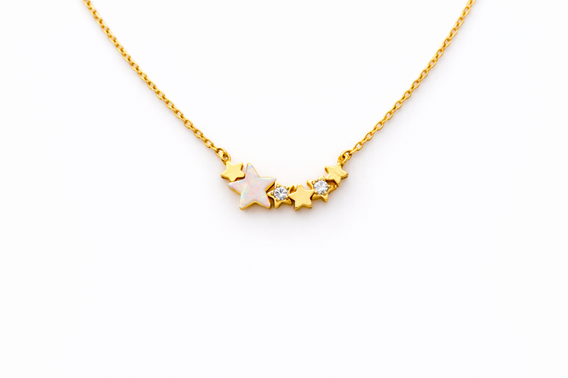 Twinkle Opal Star Charm