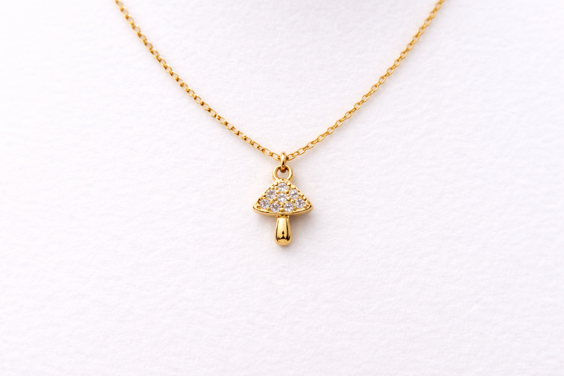 Starlit Mushroom Necklace