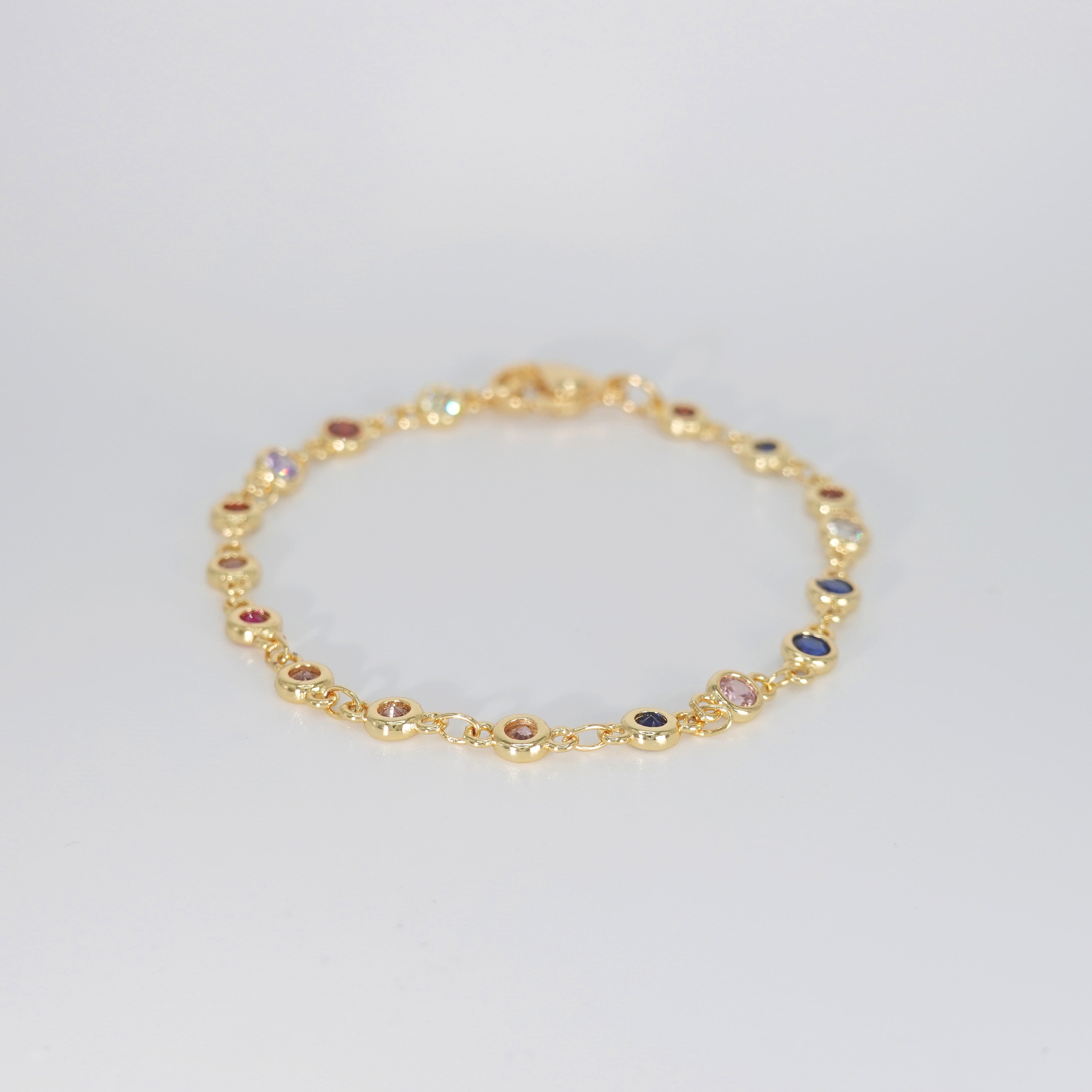 Azalea Bracelet: Adorned with vibrant and colorful stones, epitome of playful elegance.