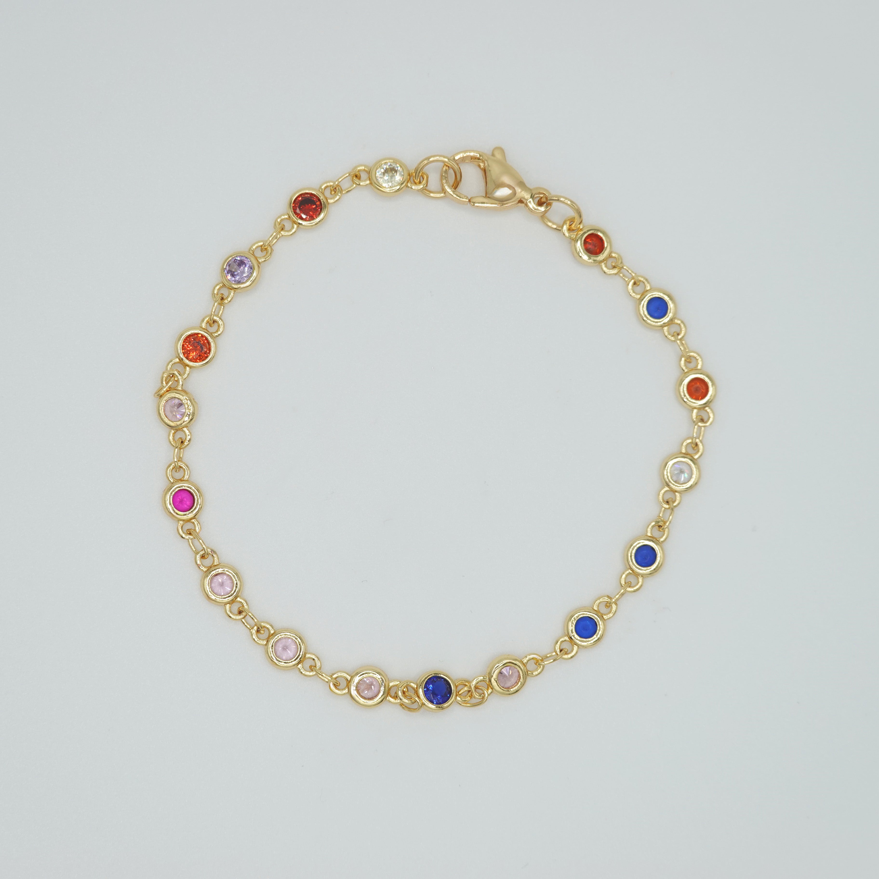 Azalea Bracelet: Adorned with vibrant and colorful stones, epitome of playful elegance.