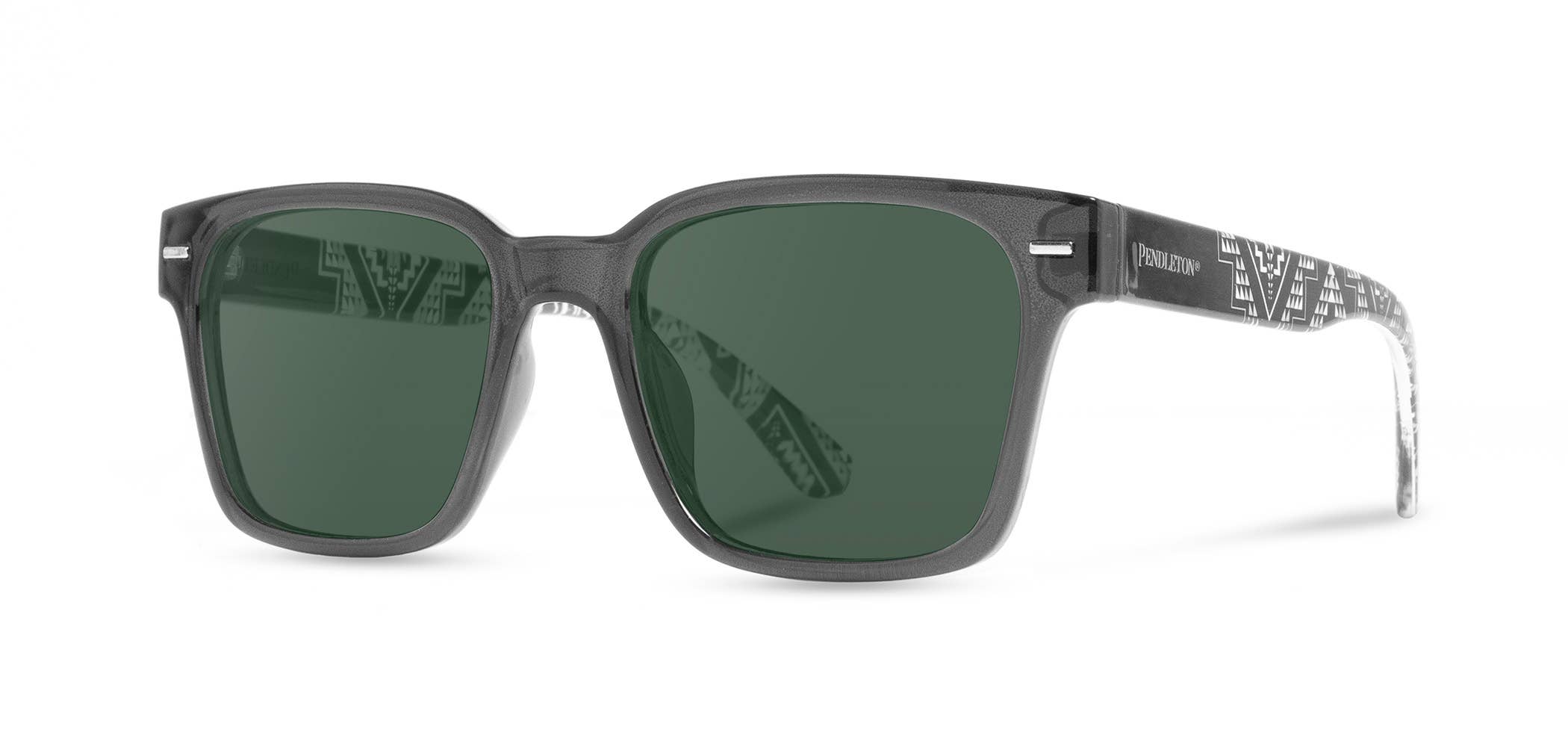 Pendleton Sunglasses Coby - Oxbow - Grey Crystal: Elegant sunglasses in grey crystal frames, epitome of refined sophistication.