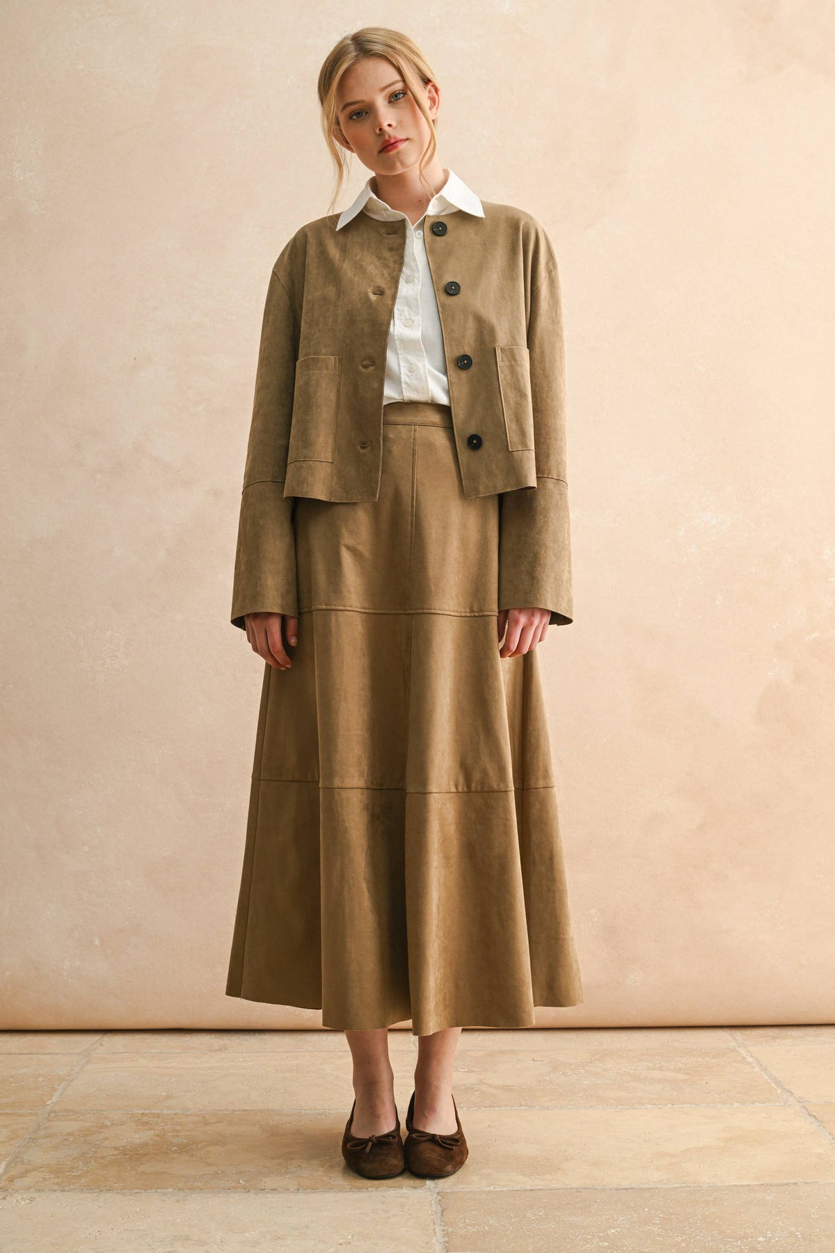 Clara Sand Skirt