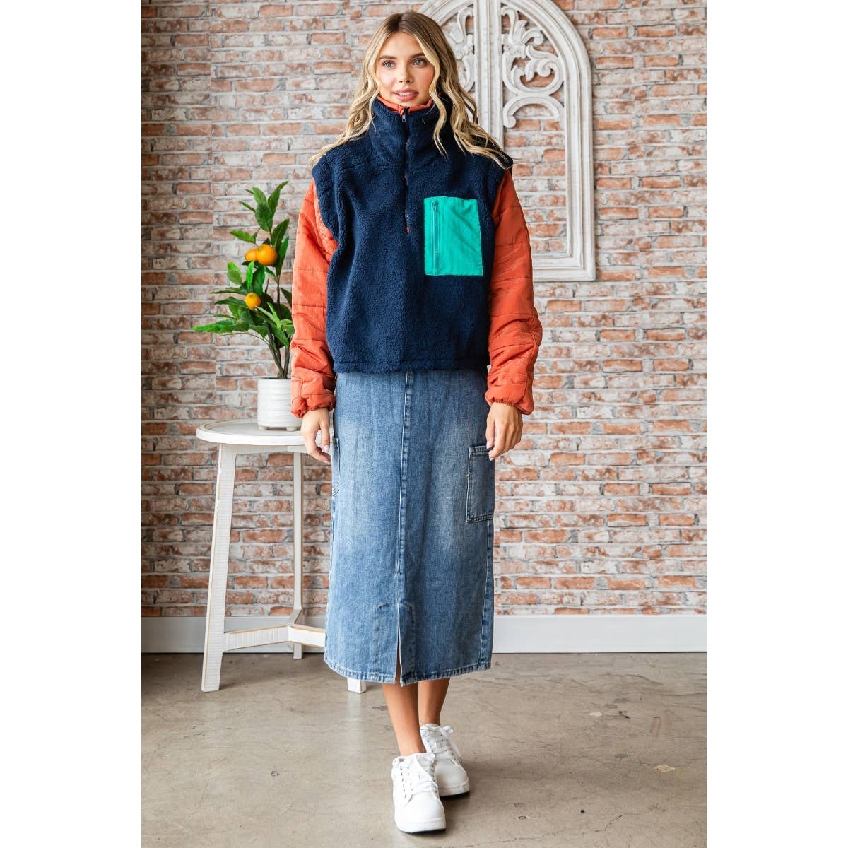 Emily Fleece Pullover - Cozy Half-Zip Winter Essential