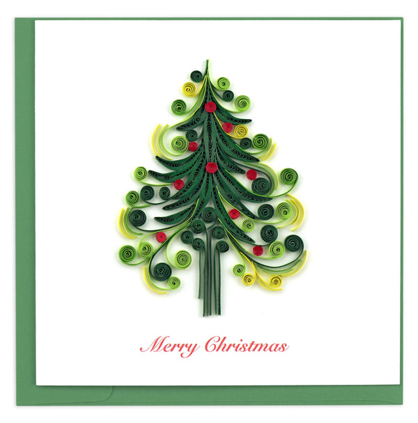 Quilled Christmas Tree Card