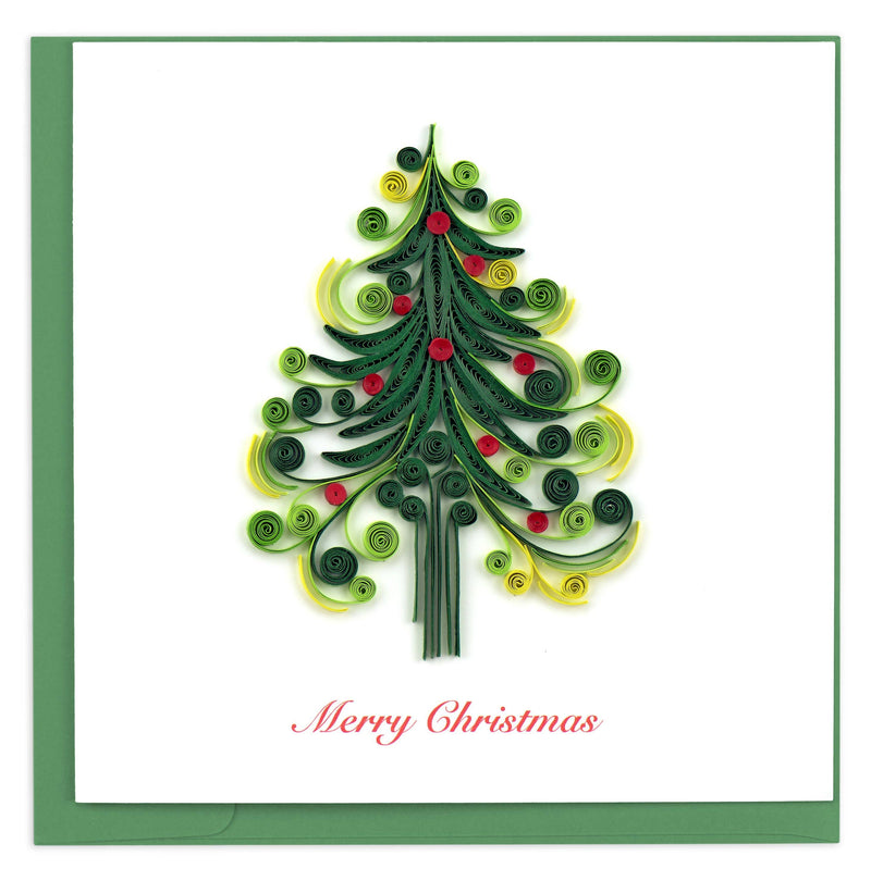 Quilled Christmas Tree Card