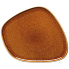 Tumble Plate with a smooth, polished surface in warm, earthy tones, inspired by the natural beauty of tumbled stones.