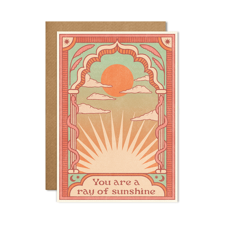 You Are a Ray of Sunshine Card