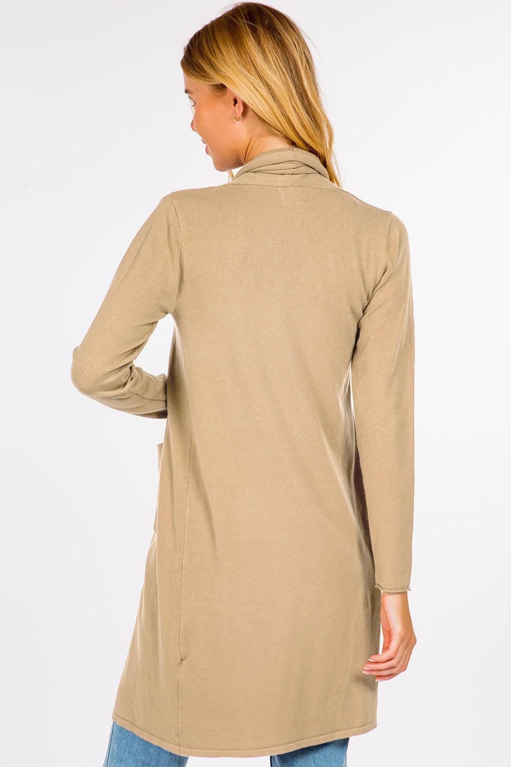 Isabel Cardigan showcasing its luxurious fabric blend and stylish design, a perfect layering piece for any outfit.