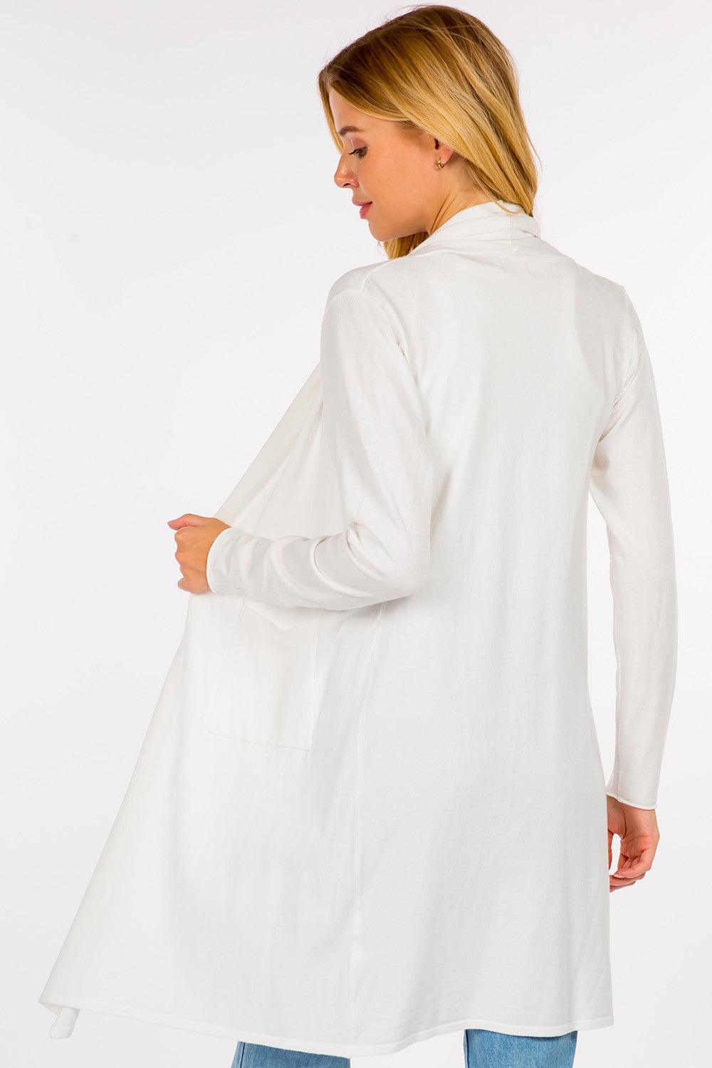Isabel Cardigan showcasing its luxurious fabric blend and stylish design, a perfect layering piece for any outfit.