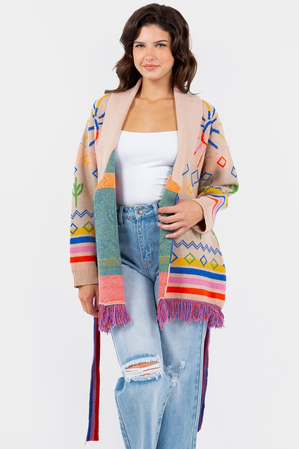 Maya Cardigan - A sophisticated knit with a flattering silhouette and delicate details for timeless elegance.