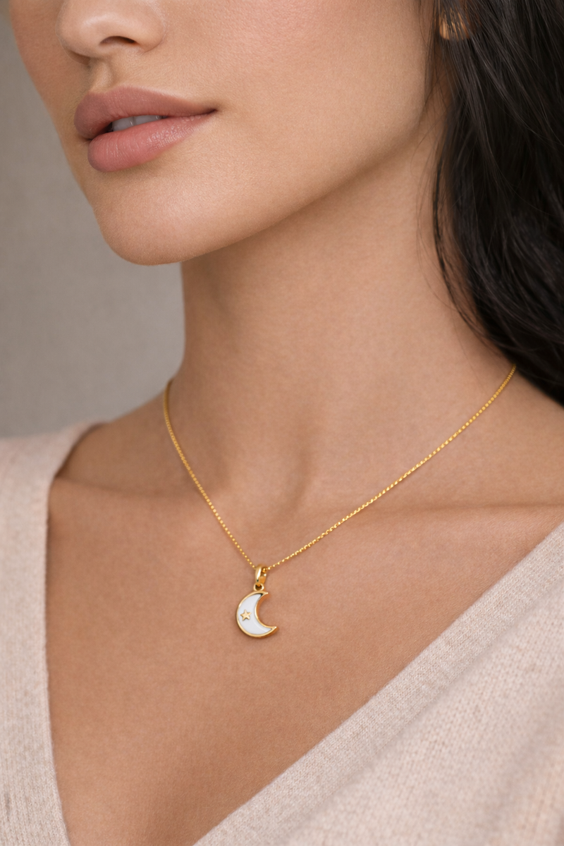 Luna Crescent Necklace