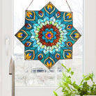 Hera Stained Glass Mosaic - Intricately handcrafted mosaic depicting the timeless beauty of the goddess Hera.