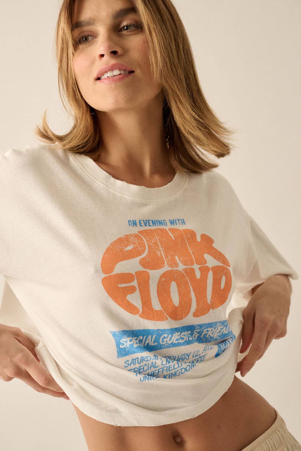 Pink Floyd Cropped Tee
