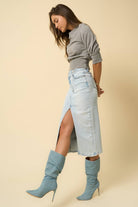 Crossover Midi Skirt