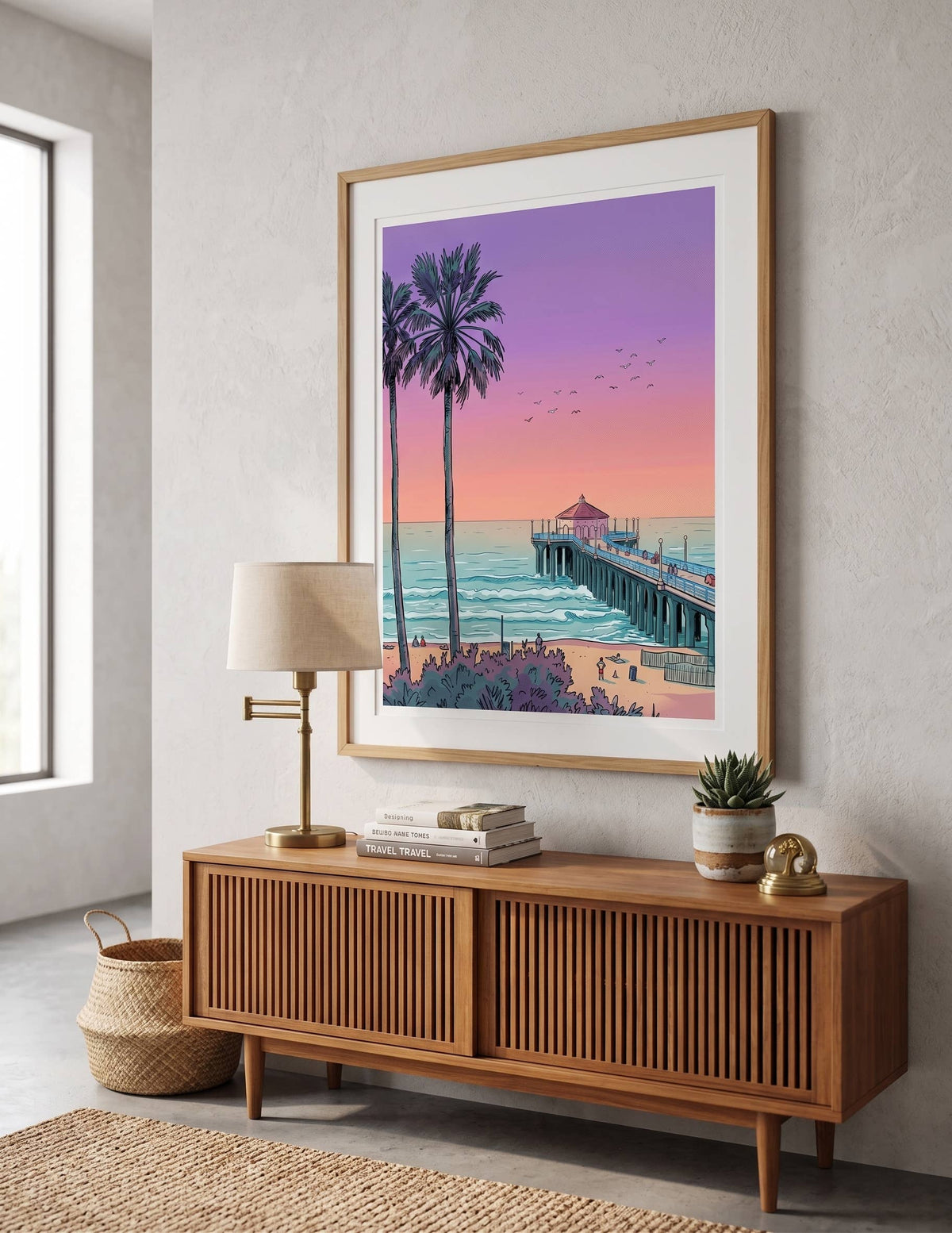 Manhattan Beach Pier Print