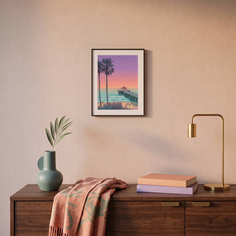 Manhattan Beach Pier Print