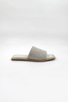 Lenny Sandals displayed in both suede and leather options, showcasing their luxurious materials and classic design.