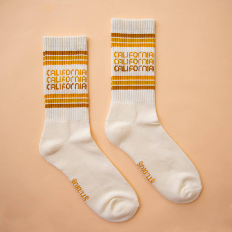 California Striped Socks