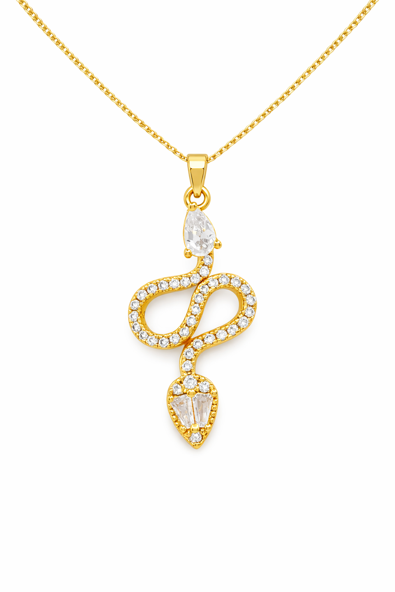 Crystal Serpent Necklace