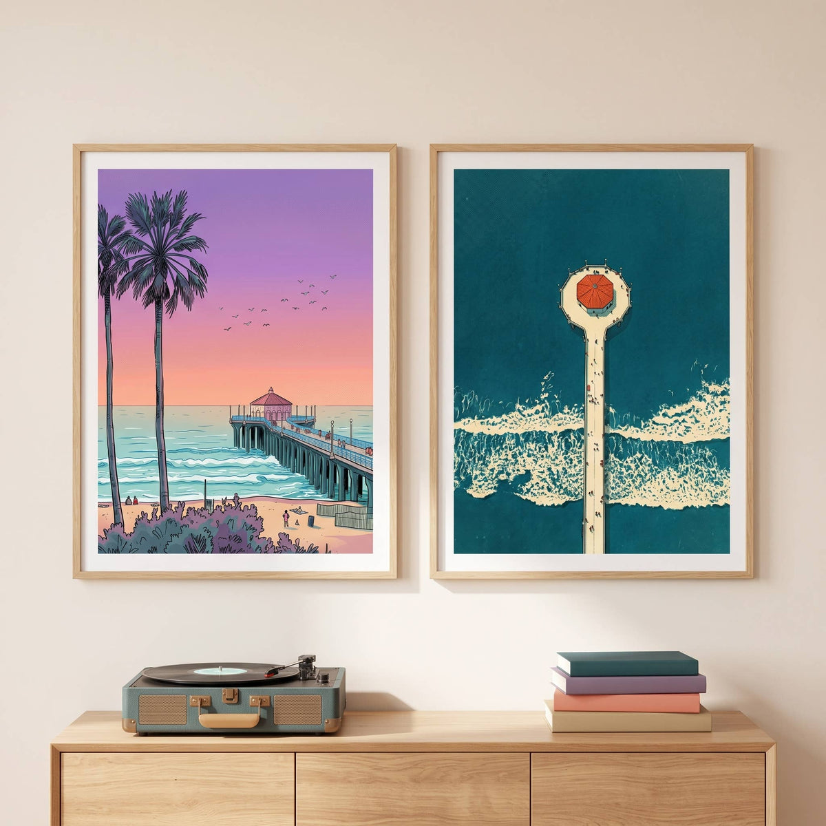 Manhattan Beach Pier Print