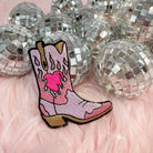 Burning Love Cowgirl Boot Patch