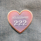 Angel Numbers Heart Patch - A unique patch featuring angelic numerical sequences for positive vibes.