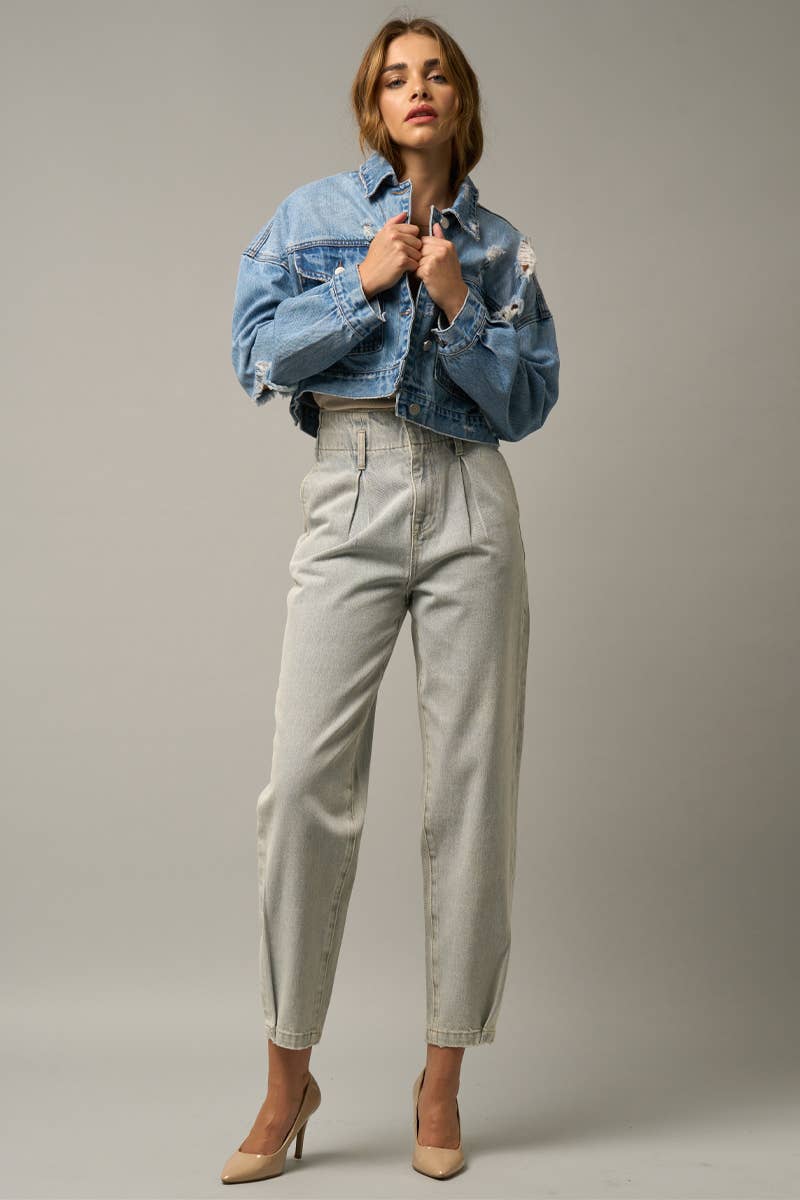 Super High Rise Balloon Jeans