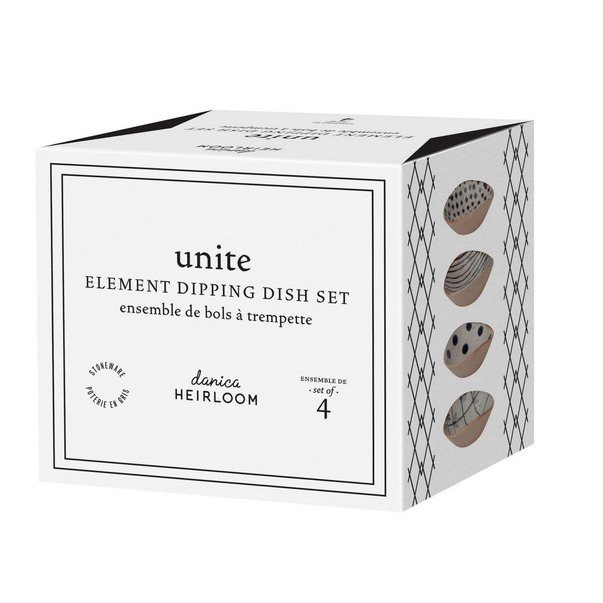 Unite Element Dipping Dishes Set of 4